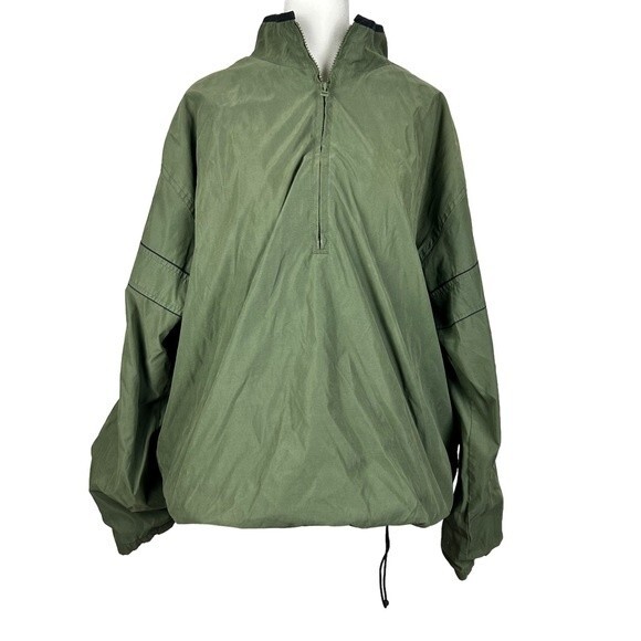 Van Heusen Club Jacket Lightweight Windbreaker Pullover Golf Jacket Green XL - Picture 1 of 9